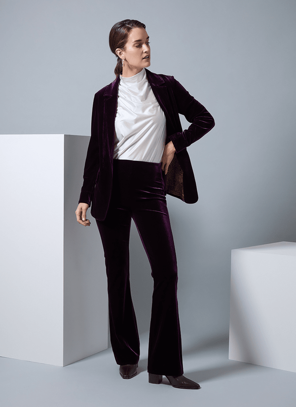 Lyssé Irina Satin Jersey Top Off White