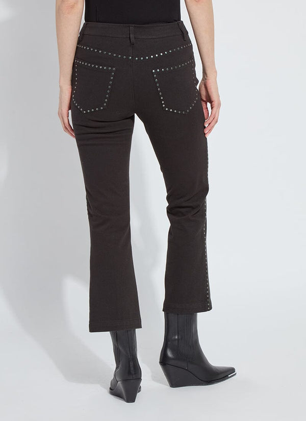 Lyssé Jordane Studded Ankle Baby Boot Black