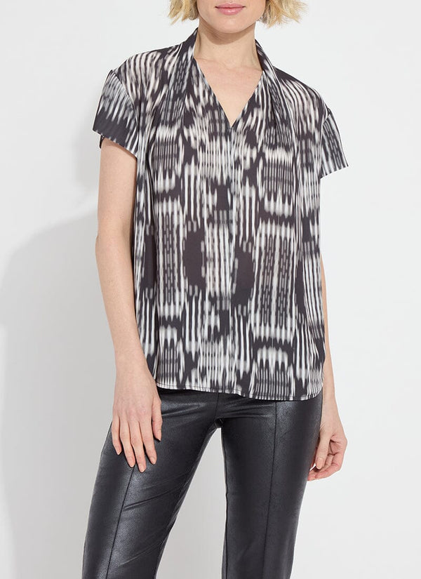 lyssé Katya Sleeve Top Textural Harmony