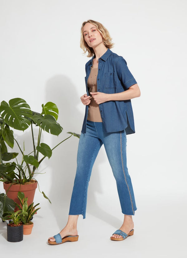 Lyssé Kenny Ankle Baby Boot Mid Wash