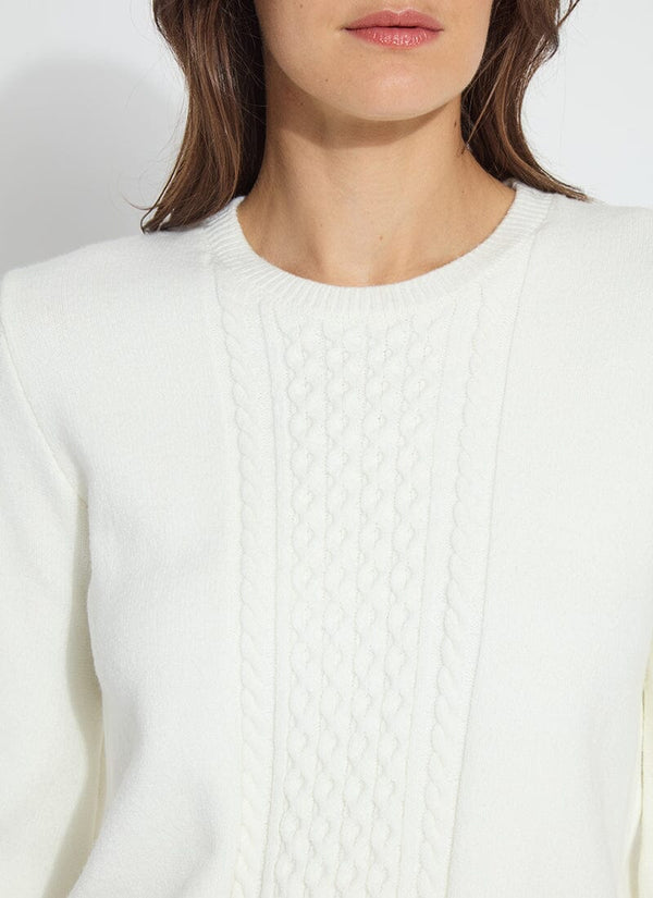 Lyssé Leanna Cozy Pearl Sweater Snow White
