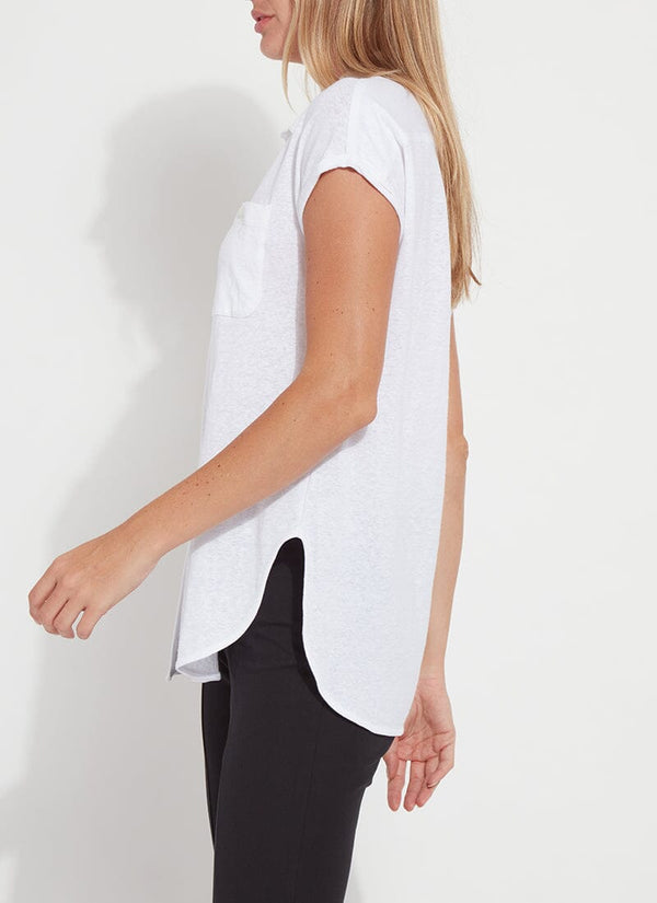 Lyssé Lennox Linen Shirt White