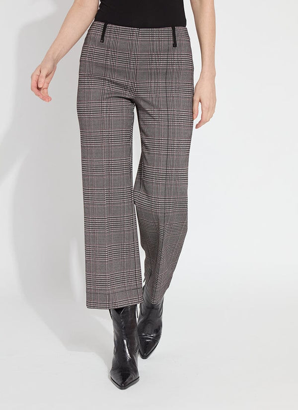 Lyssé Livia Crop Pant (27" Inseam) Boston Glen Plaid