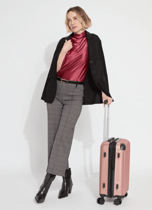 Lyssé Livia Crop Pant (27" Inseam) Boston Glen Plaid