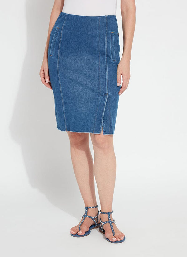 Lyssé Lyrica Denim Skirt Mid Wash