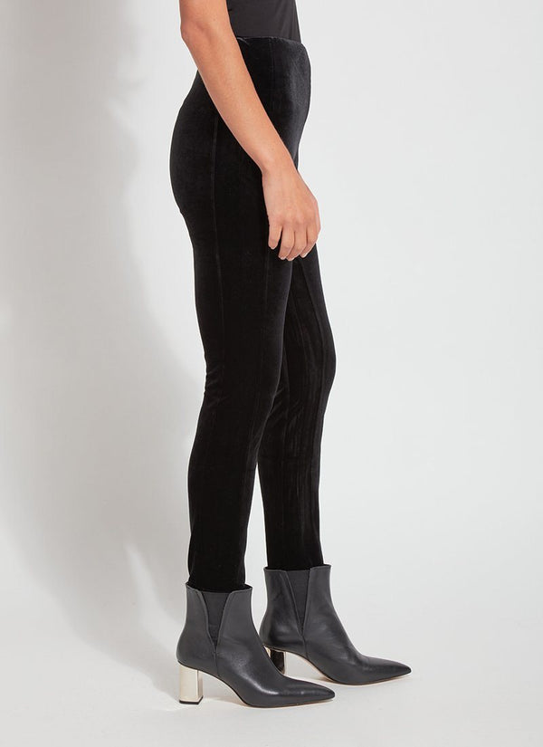 Lyssé Mara Velvet Legging (28" Inseam) Black