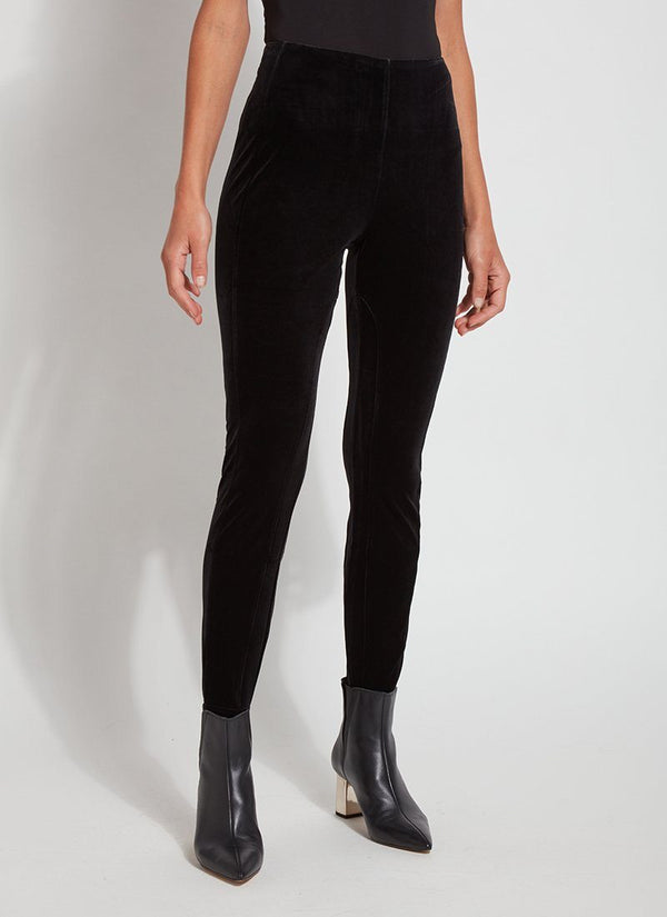 lyssé Mara Velvet Legging (28" Inseam) Black