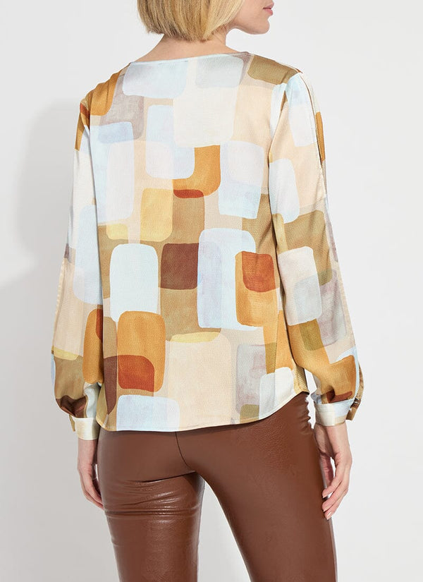Lyssé Marie Blouse Organic Blocks