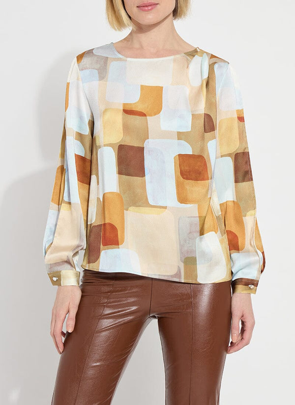 lyssé Marie Blouse Organic Blocks
