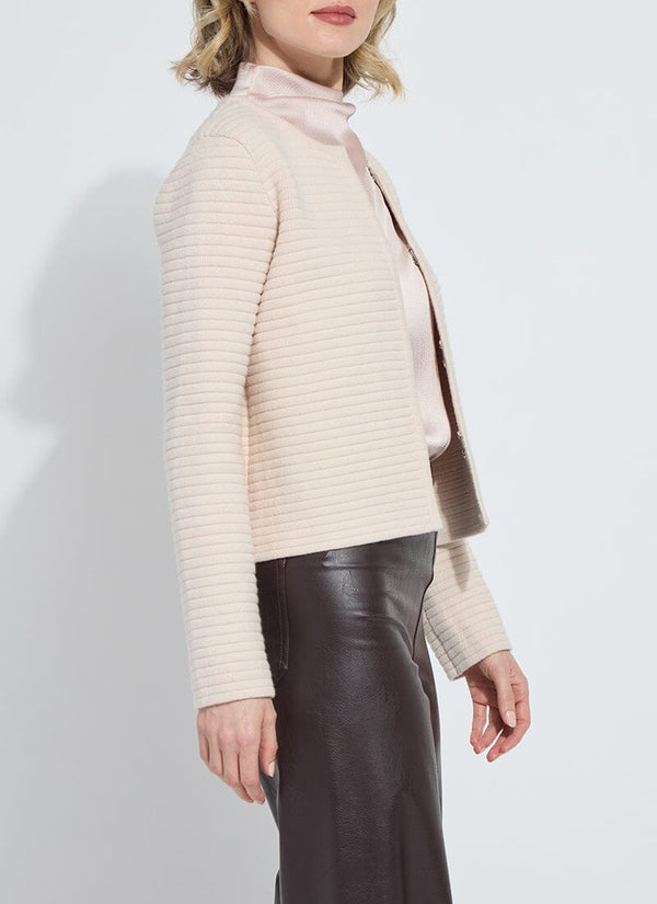 Lyssé Marigold Cardigan Sweater Jacket Rose Petal