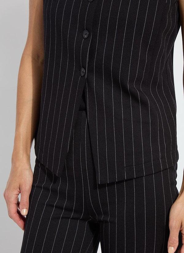 Lyssé Marisa Ponte Gilet Soft Soothing Stripe