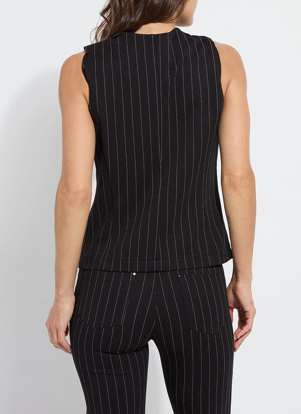 Lyssé Marisa Ponte Gilet Soft Soothing Stripe
