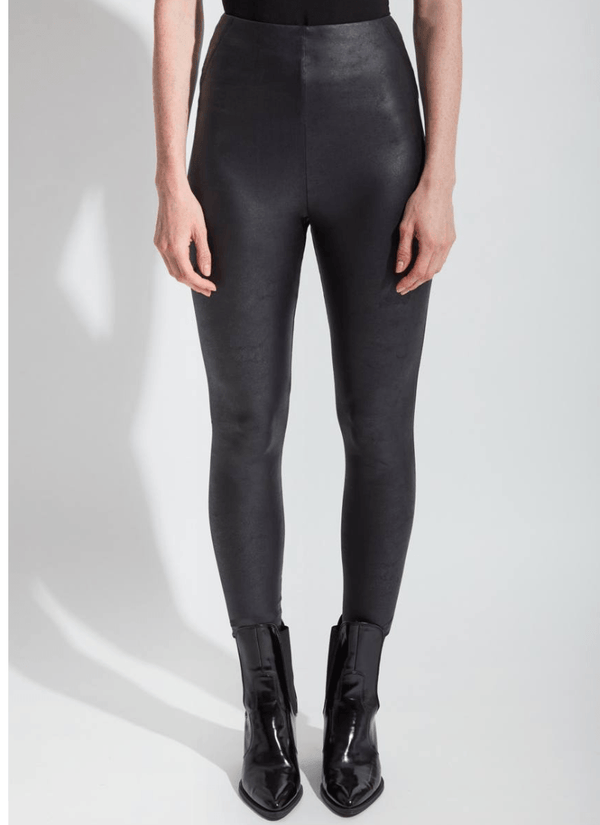 lyssé Matilda Foil Legging (28" Inseam) Black