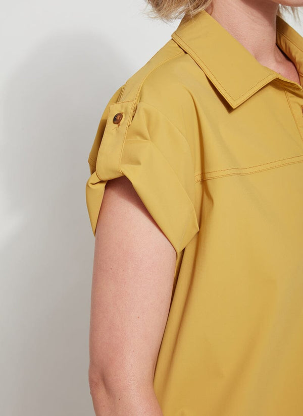 Lyssé Meadow Button Down Golden Ray