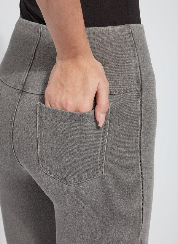 Lyssé Moto Toothpick Legging (28.5" Inseam) Mid Grey