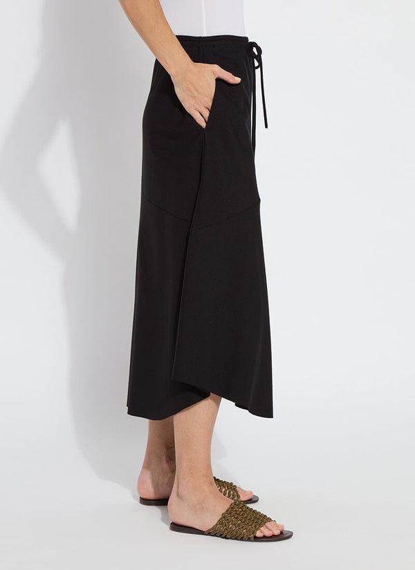 Lyssé Nora Drawstring Midi Skirt Black