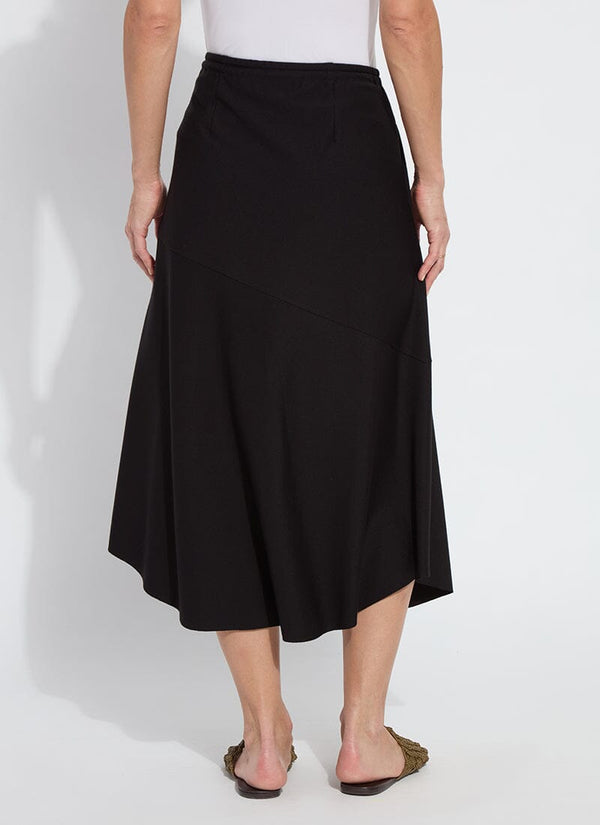 Lyssé Nora Drawstring Midi Skirt Black