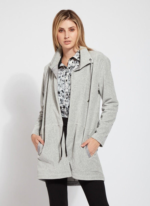 Lyssé Ornamental Jacket Grey Melange