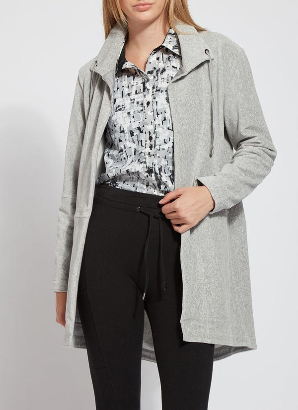 lyssé Ornamental Jacket Grey Melange
