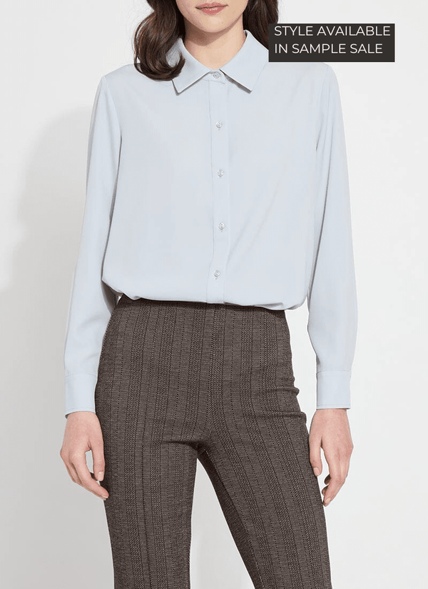 Lyssé Parker Button Down Gentle Blue