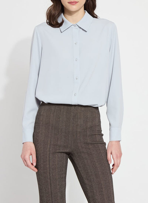 Lyssé Parker Button Down Gentle Blue