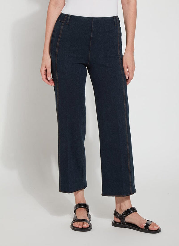 Lyssé Payton Wide Leg Crop (26" Inseam) Midtown Black