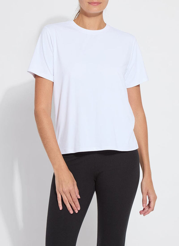 lyssé Perfect Box-Cut Tee Curvy White