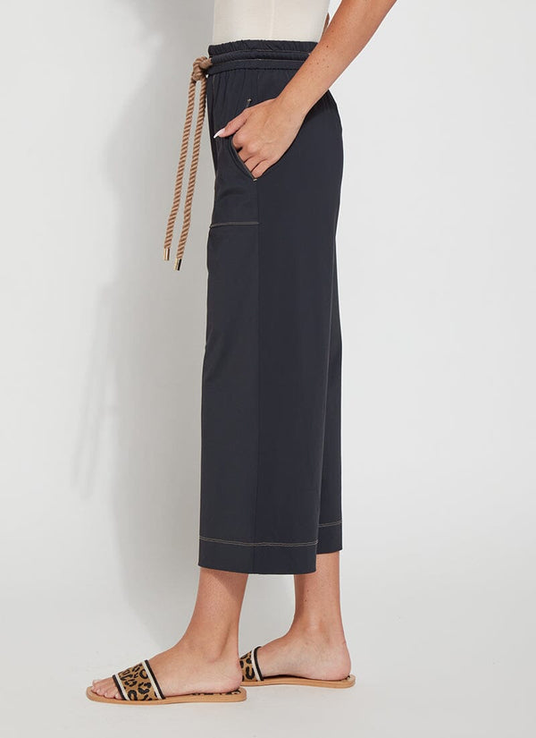 Lyssé Phoenix Crop Wide Leg Pant Black