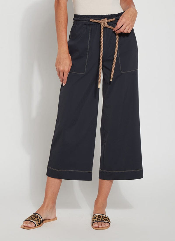lyssé Phoenix Crop Wide Leg Pant Black
