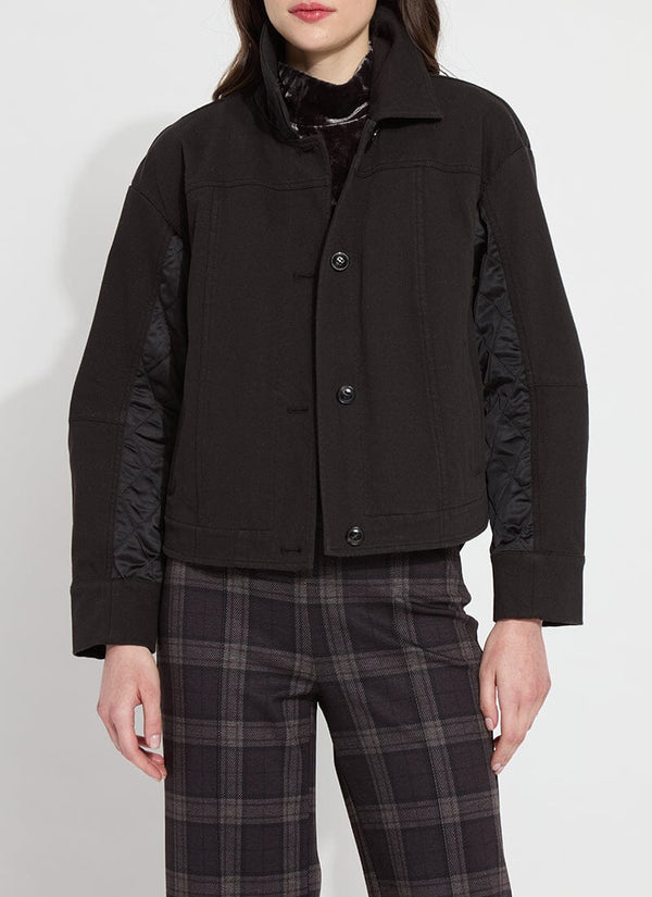 Lyssé Pierce Quilted Jacket Black