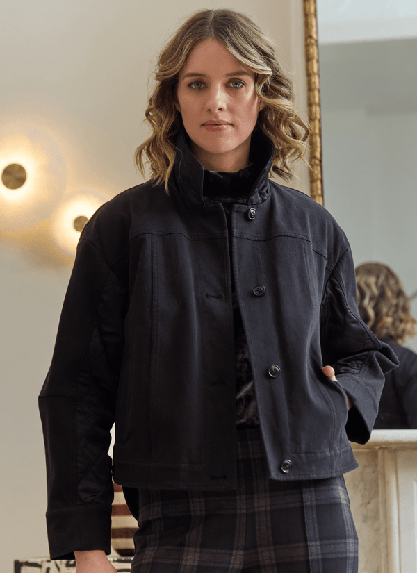 lyssé Pierce Quilted Jacket Black