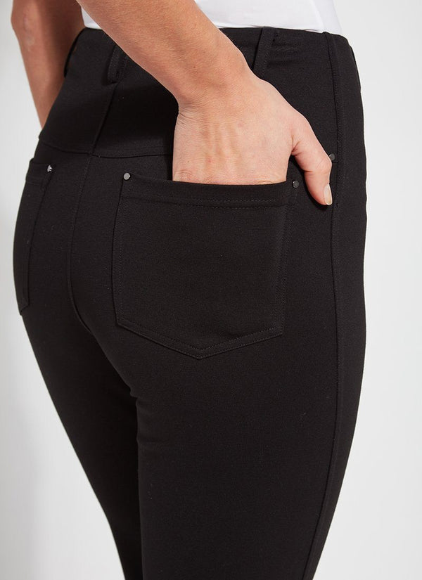 Lyssé Ponte Baby Bootcut (33" Inseam) Black
