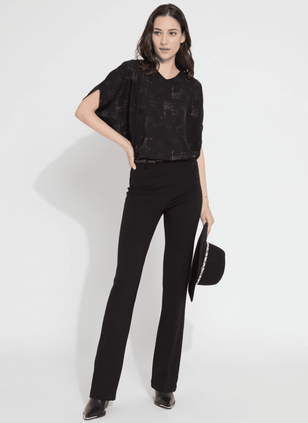 Lyssé Ponte Baby Bootcut (33" Inseam) Black