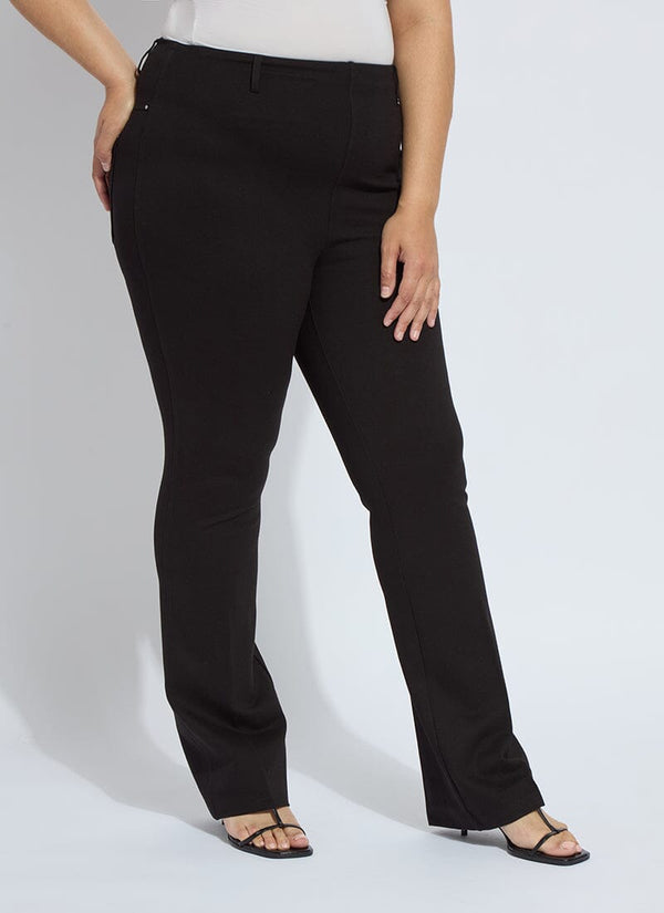 Lyssé Ponte Baby Bootcut Curvy Black