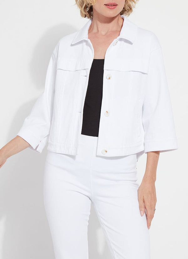 Lyssé Remi Denim Jacket White