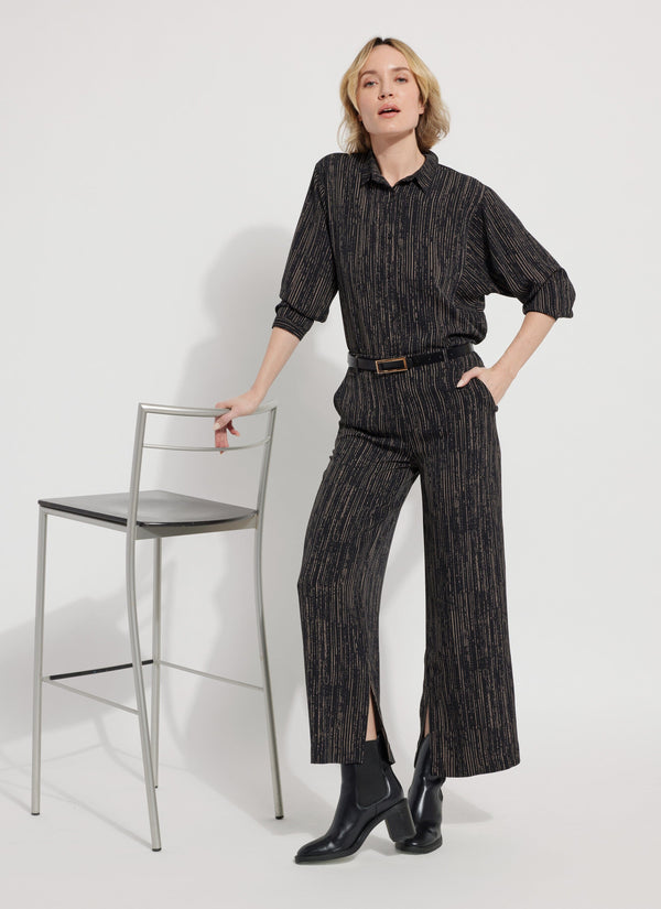 Lyssé Renee Blouse Black Verticality