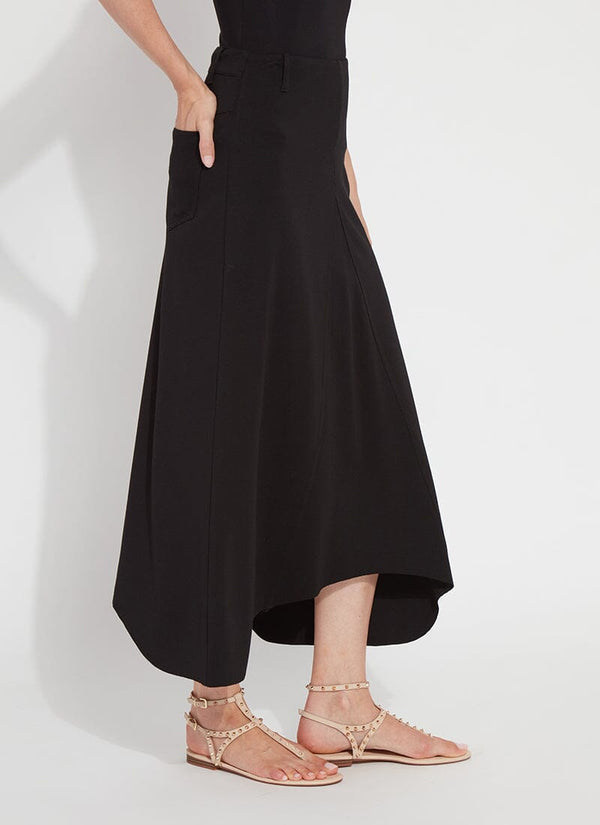 Lyssé Riley Maxi Ponte Skirt Black