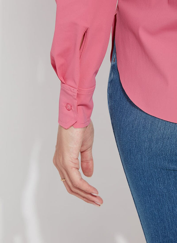 Lyssé Roll Tab Connie (Plus Size) Coral Rose