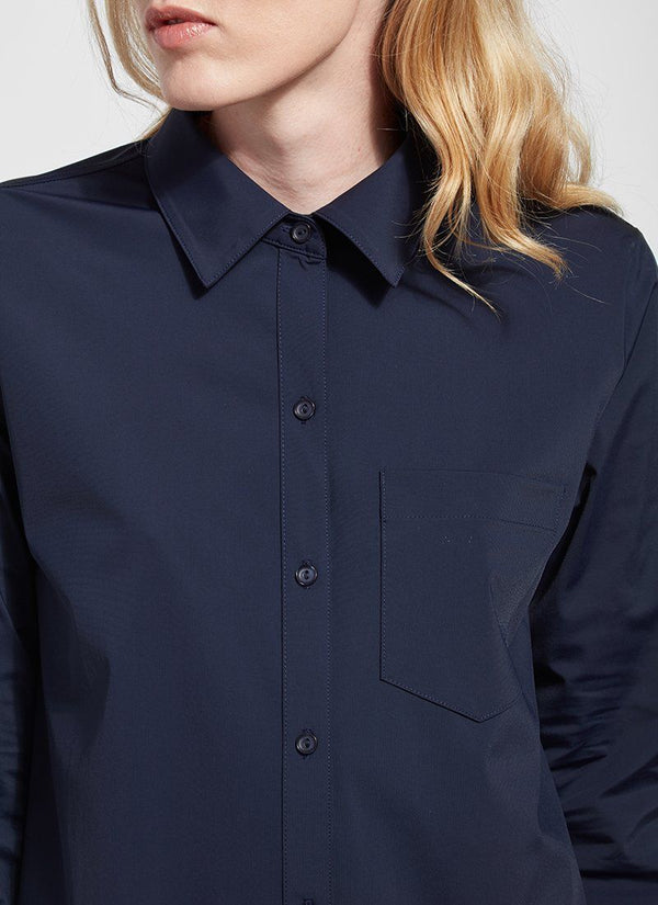 Lyssé Schiffer Button Down - True Navy True Navy