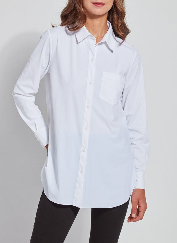 lyssé Schiffer Button Down White