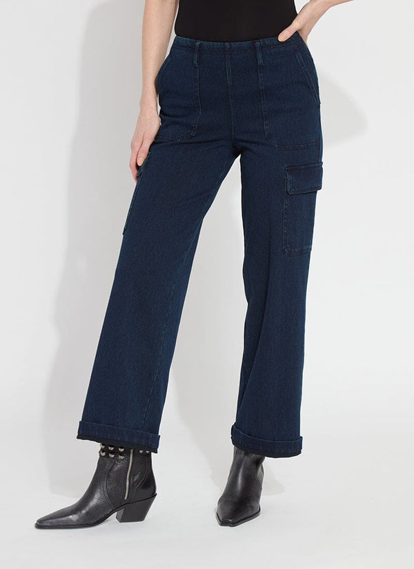 Lyssé Scout Cuffed Cargo (27.5" Inseam) Ash