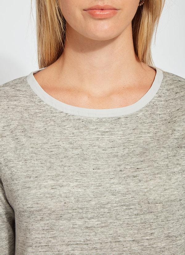 Lyssé Serena Top Heather Grey
