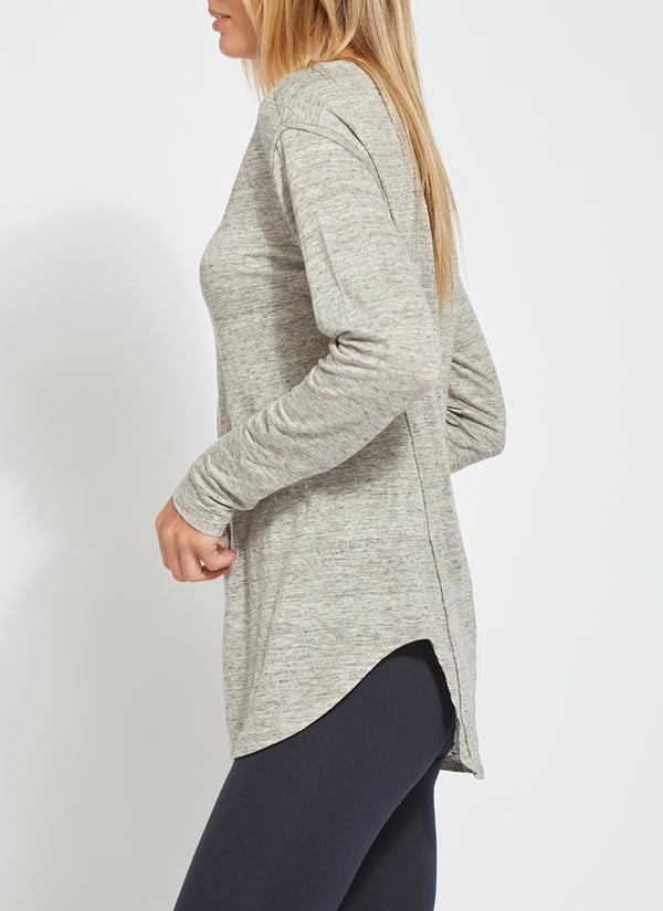 Lyssé Serena Top Heather Grey