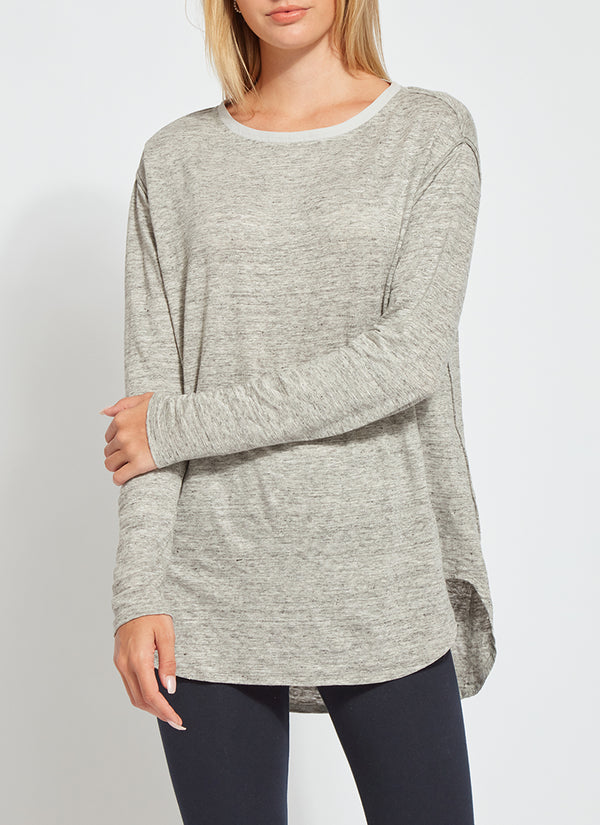 lyssé Serena Top Heather Grey