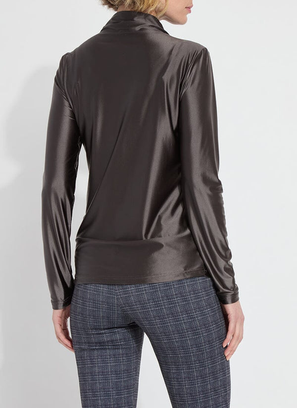 Lyssé Shalom Satin Jersey Maroon