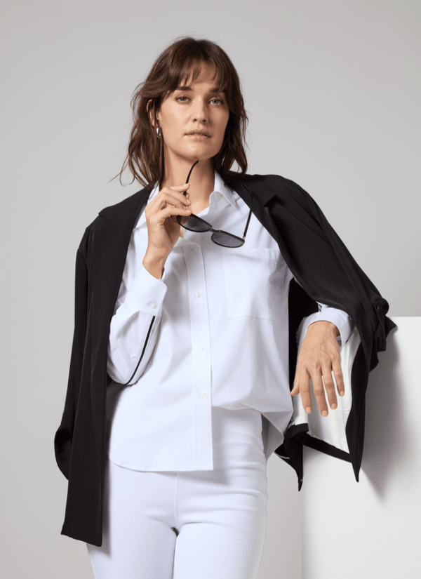 Lyssé Sofia Button Down White