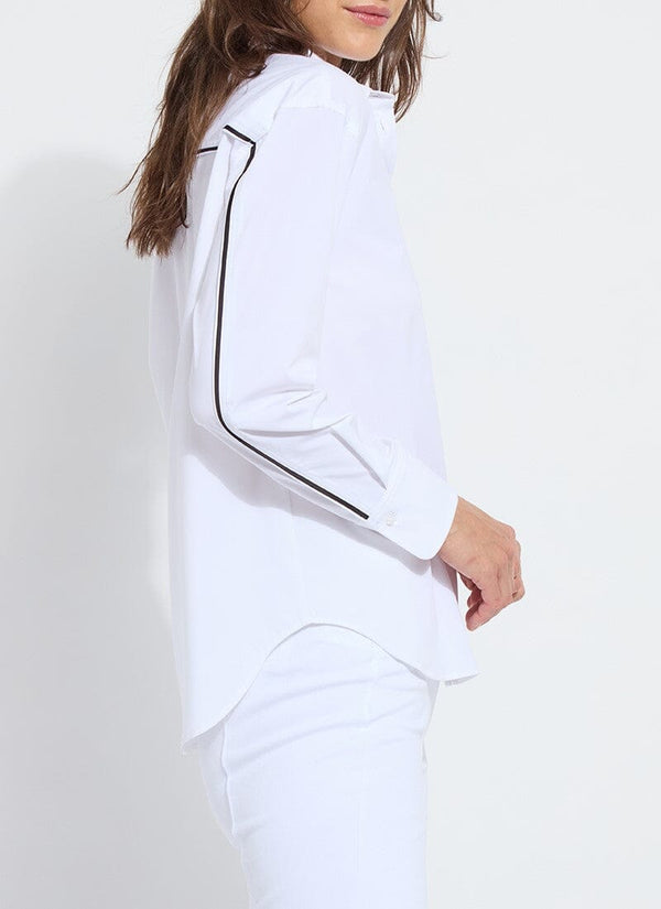 Lyssé Sofia Button Down White