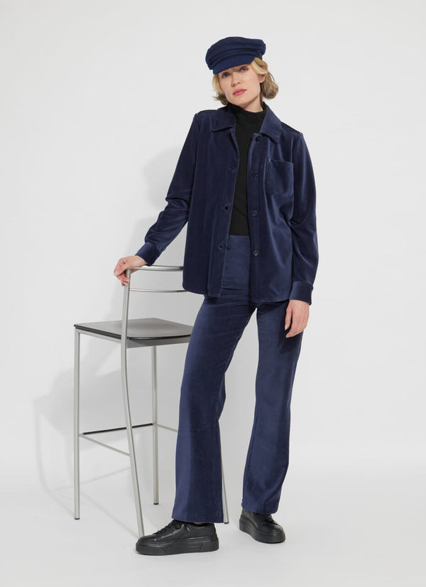 Lyssé Stella Baby Cord Overshirt True Navy