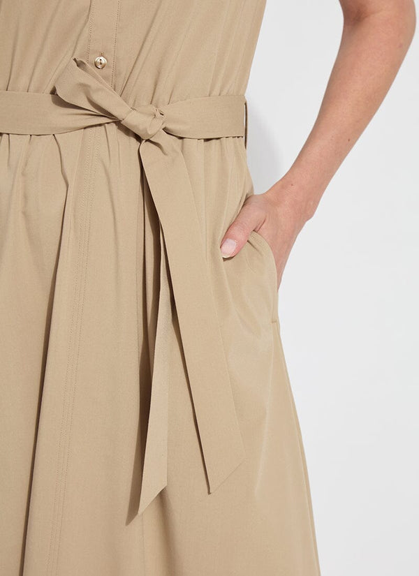 Lyssé Thalassa Midi Shirt Dress Sandstone