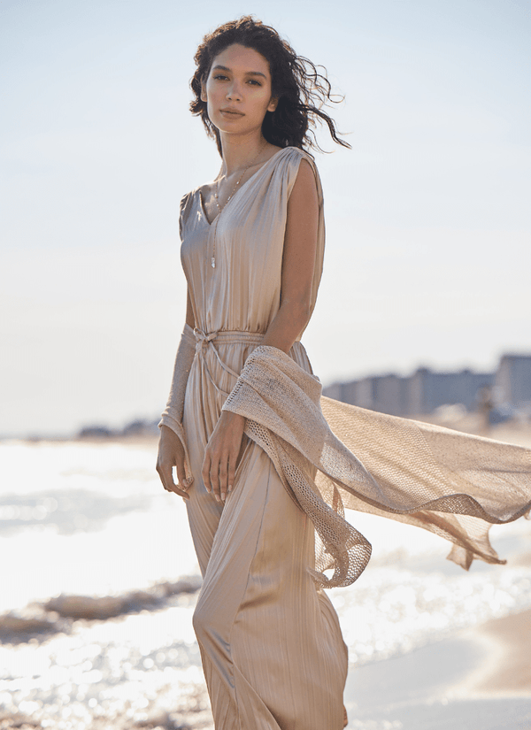 Lyssé The Packable Pleated Dress Chablis